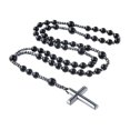 thumbnail image 2 of Collar con rosario cruzado 1x collar de cuentas religiosas para decoración de joyas religiosas, 2 of 4