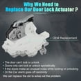 thumbnail image 2 of Unique Bargains Rear Left Driver Side Power Door Lock Actuator Motor for Audi A4 A5 Q3 Q5 No.8K0839015B/8K0839015D, 2 of 6