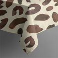 thumbnail image 5 of Leopard Print Square Tablecloth 52x52in(132x132cm) – Waterproof Polyester Printed Table Cover, Wrinkle Resistant & Washable for Kitchen Dining Picnic Party Decor, 5 of 6