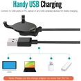thumbnail image 4 of Charger Compatible with Bushnell Neo Ion 1/Neo Ion 2/Excel, Portable Replacement Data Sync USB Charging Cable Golf GPS Smartwatch Accessories Fit Bushnell Neo Ion 1/Neo Ion 2/Excel - Black, 4 of 7