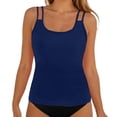 thumbnail image 1 of PMVFHDE Plus Size Swimsuit For Women High Waist Tankini Top With Shorts For Water Activities, 1 of 6