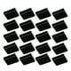 thumbnail image 2 of 50 tiras de silicona transparentes para perchas, antideslizantes, para pantalones, aptas para uso en interiores y exteriores, color negro, 2 of 7