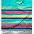 thumbnail image 3 of oneOone Organic Cotton Voile Fabric Stripe & Floral Panel Print Fabric By The Yard 42 Inch Wide, 3 of 3