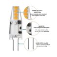 thumbnail image 3 of 5 Pack G4 LED Light Bulbs, Warm White 3000K Non-Dimmable AC/DC 12V 8 LED (Equivalent to G4 Halogen, 3 of 3