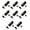 Elegant black 4 inch, variant on 8Pcs Stainless Steel Door Lock Antitheft Security Button Open Lock Door Hardware Automatic Spring Door Latches Bolt