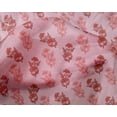 thumbnail image 4 of oneOone Silk Tabby Blush Pink Fabric Floral Block Sewing Craft Projects Fabric Prints By Yard 42 Inch Wide, 4 of 4