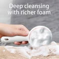 thumbnail image 4 of bestolf Pet Massage Shower Brush with Builtin Shampoo Storage Dog Grooming Brush Ergonomic Handle Pet Hair Cleaning Brush for Dog Cat (Gray ), 4 of 8