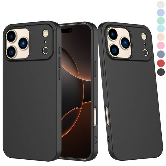 iPhone 17 Pro Max Case, Takfox For iPhone 17 Pro Max 6.9" Basic Case [Frosted] Shockproof Case Liquid Silicone Gel Rubber Soft TPU Anti-slip Bumper Thin Matte Slim Phone Case Covers