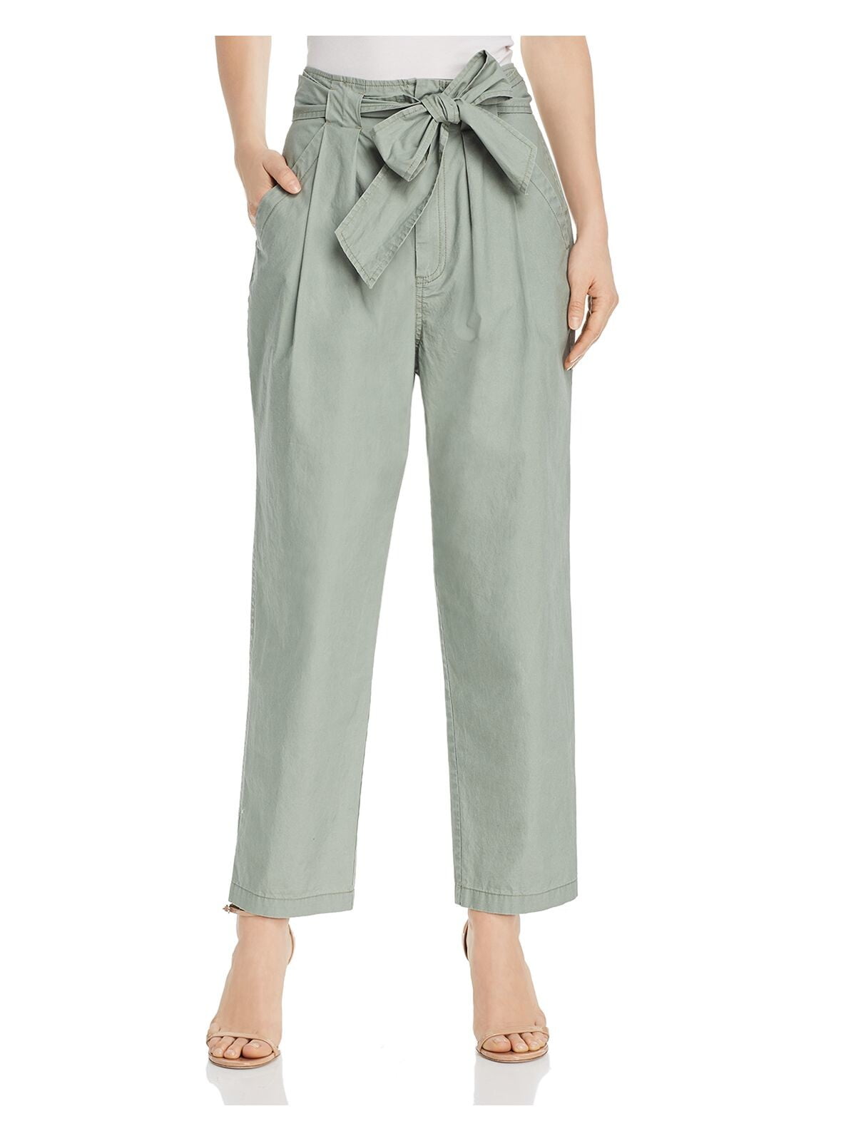 REBECCA TAYLOR Womens Green Pocketed 