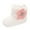 White, variant on Ketyyh-chn99 Baby Girl Shoes Lug Combat Boots Girls Lace up Boots Grey,11