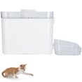 thumbnail image 4 of Fontaine à Eau pour Animaux de Compagnie, Conception Inclinée Ménage 2L Capacité Automatique Fontaine à Eau pour Chien Interface USB 5V Bol Simple Transparent Blanc, 4 of 8