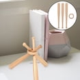 thumbnail image 4 of MasteelfCA 1 Set of Wooden Mini Baseball Bats Shape Baseball Holder Baseball Stand, 4 of 7