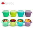 thumbnail image 1 of melii Click & Go Pods Contenants de Congélation pour Aliments & Contenants pour Collations - 4x4oz, 1 of 8