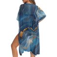 thumbnail image 5 of HELLHERO Swirls Swimwear Coverup Long High Quality Fabrics Casual Long Kimono Swimsuit Cover Up, 5 of 6