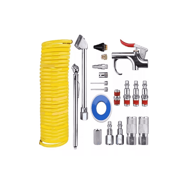 Kit Accesorios Aire Para Compresor Con Manguera 20 Piezas