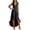 Black, variant on Women's Ruffle V-Neck Maxi Dress, Loose Fit Casual Long Dresses with Pockets, Summer Beach Vacation Flowy Dress for Daily Wear, Party, Resort(Yellow/S)