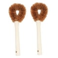 thumbnail image 5 of Worgeous Coconut Coir Kitchen Cleaning Brush with Plastic Handle for Thorough Cleaning without Hurting Hands 2 Pieces, 5 of 8