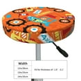 thumbnail image 4 of Kll Monster Truck,Truck Cartoon Round Bar Chair Cushion Cover 12 Inch,Bar Stool Protector With Elastic, Soft Washable, 4 of 7