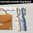 thumbnail image 4 of Ring Buckle Umbrella – Auto Open/Close, 72-Rib Sturdy Frame (12K Fabric + 3+3 Reinforced Structure), Compact 1.25 ft Folded, Large 3.5 ft Canopy, Lightweight 1.2 lbs – Perfect for Sunny & Rainy Days, 4 of 9