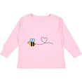 thumbnail image 3 of Inktastic Cute Flying Bumble Bee Boys or Girls Long Sleeve Toddler T-Shirt, 3 of 5
