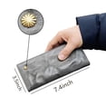 thumbnail image 4 of Long Wallet for Men Women, Soft Leather Bifold RFID Fashion Multiple Wallet-Black, 4 of 7