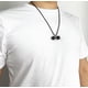thumbnail image 3 of KATEA Stainless Steel Gym Necklace Dumbbell Pendant Chain for Men and Boys, 3 of 3