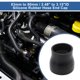 thumbnail image 2 of Tubería de silicona automotriz Unique Bargains 3.15 ″ a 2.48 ″ (80 mm - 63 mm) ID 3 capas de tela intercambiador de calor tubo de entrada de aire de turbocompresor 3″ longitud de pierna negra, 2 of 7