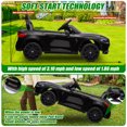 thumbnail image 7 of 12V Ride on Cars with Remote Control, Licensed BMW M4 Battery Powered Ride on Toys for Kids Boys Girls Gifts, Kids Electric Cars Vehicle with Music, Bluetooth, Story, USB/MP3 Port, LED Light, Black, 7 of 7