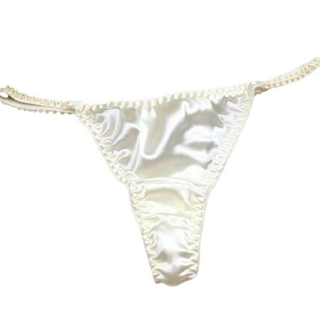 

Women Silk Satin Briefs Panties G-string Thongs Soft Lingerie Underwear