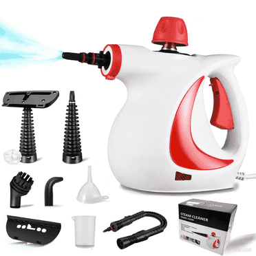 Yuyongr 1050W Steam Cleaner High Temperature Pressurized Handheld Steamer for Cleaning with 9PCS Accessory Steamer for Kitchen Sofa Bathroom Car Window