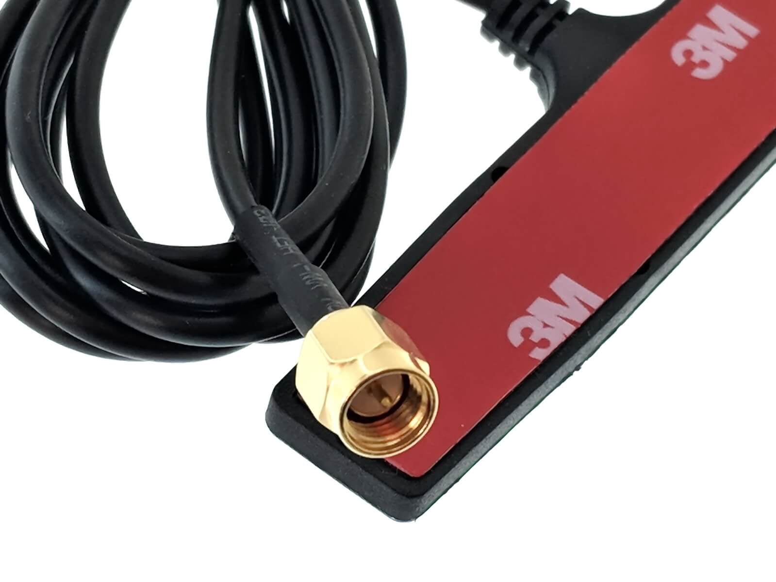 5G/4G LTE Cellular Adhesive Mount Antenna | 3dBi Omni-Directional, SMA Connector, 3M Cable
