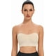 thumbnail image 2 of Sujetador bandeau sin tirantes y sin aros para mujer, sujetador tipo bralette con relleno, sujetador de tubo sin costuras con tirantes transparentes, 2 of 5