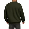 thumbnail image 4 of KISSMODA Men's Crewneck Sweatshirt Casual Long Sleeve Sweat Shirts Comfy Basic Winter Pullover Shirt, 4 of 4