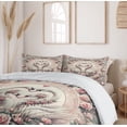 thumbnail image 6 of Ambesonne Vintage Romantic Duvet Cover Set, Doves and Roses, King, Pale Pink Pale Cadet Blue, 6 of 6