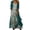 Green, variant on 3D Floral Embroidered Maxi Dress Set, V Neck Spaghetti Strap Dress With Ruffle Hem Duster Cardigan, Pink Green Navy Wedding Guest Outfit, 2 Piece, S-M-L-XL-XXL-3XL Plus Size Friendly