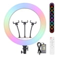 thumbnail image 2 of Aro de Luz LED Profesional 45cm Gadgets And Fun RGB iluminacion blanca y de colores 18 pulgadas, 2 of 5