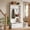 White, variant on HOMCOM 3-in-1 Hall Tree Entryway Storage Bench with Coat Rack, Shoe Storage Cabinet, 5 Double Hooks, Anti-Tip Wall Anchor, Cream White