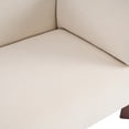 thumbnail image 4 of Christopher Knight Home 80" Modern Upholstered Sofa, 3 Seats Tuxedo Arms with Wood Leg, Linen, 4 of 9