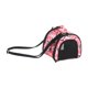 thumbnail image 1 of Bolso portador de hámster bolso al aire libre casa correa ajustable Flor rosa, 1 of 8