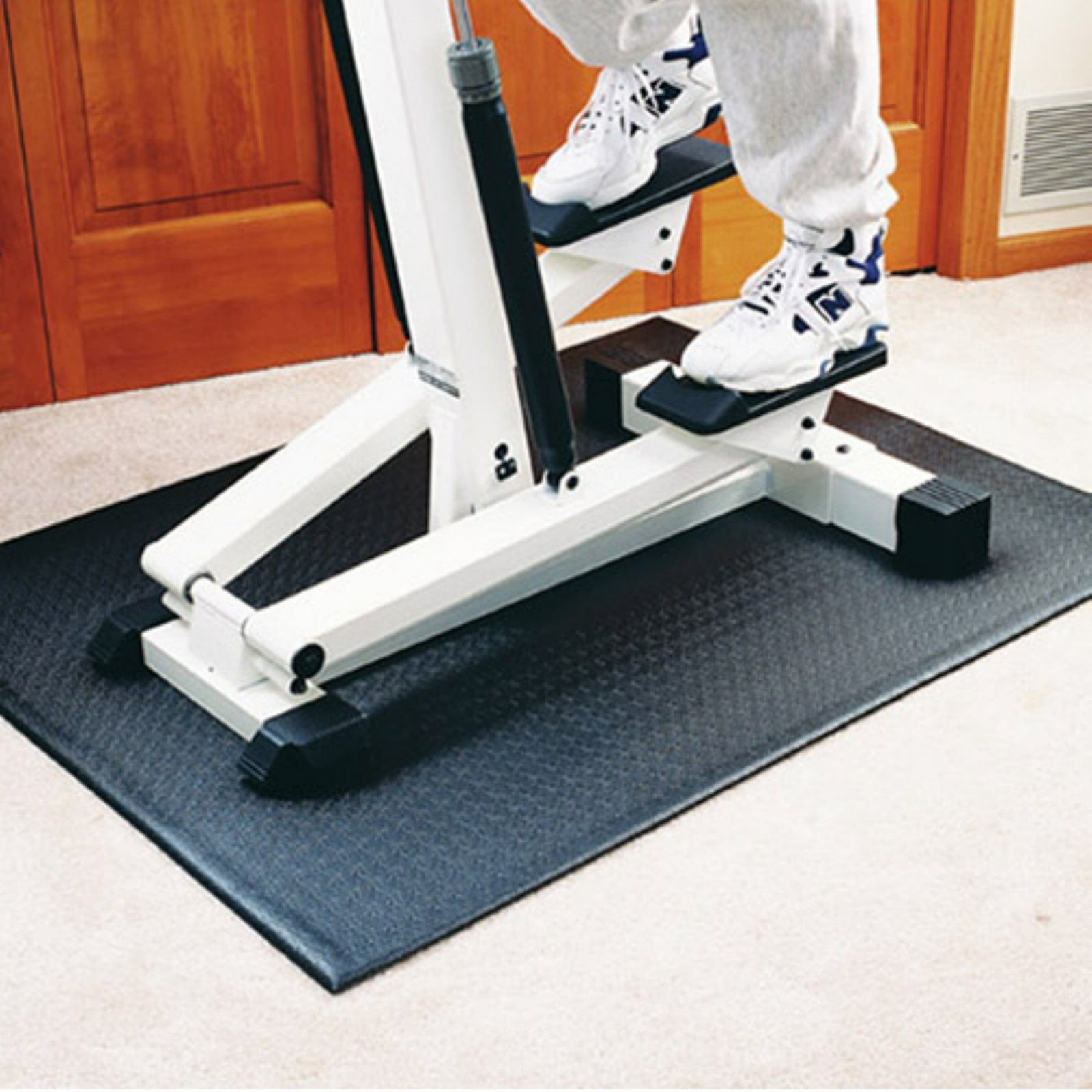 074-M Treadmill Mat Medium 6.5 ft x 3 ft Black Sunny Health & Fitness NO 
