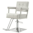 thumbnail image 4 of BarberPub Styling Barber Chair, Hydraulic Pump Swivel Salon Chair, 4 of 10