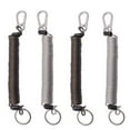 thumbnail image 4 of Stretchy Spirals Keyring, Retractable Keychains Coil Spring Keychains Steel Wire Hook Color Keychains for Backpacks, 4 of 9