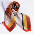 thumbnail image 5 of CHUNTIAN 100% Real Mulberry Silk Scarf -21'' x 21''- Lightweight Neckerchief –Women Men Small Square Digital Printed Scarves, 5 of 7