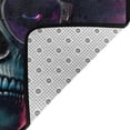 thumbnail image 4 of Shaggy Area Rug, Punk Style Blue Haired Skull Rugs for Living Room Bedroom Non Slip Door Mat Indoor Carpet Machine Washable Nursery Home Decor Floor Mats for Entryway 60x39in, 4 of 5