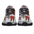 thumbnail image 5 of Santa Claus We Wish You Ameri ChriStas American flag Shoes Sneakers Black Size 3.5, 5 of 7