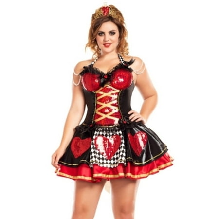 Plus Off With Their Heads Costume PK748XL Raveware Black/Red