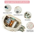 thumbnail image 2 of Travel Duffel Bag – Gym Tote with Shoe Compartment & Wet Pocket, Adjustable Strap Weekender for Workouts Overnight Trips, Pink, 2 of 5