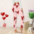 (2Packs)Womens Leggings Valentine Day Workout Leggings Women Plus Size