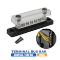 thumbnail image 6 of Terminals Block 5 Position Double Row Bus Bar Wire Terminals 100A 48V, Screw Terminals Block Bus Bar for Car Boats, 6 of 7