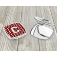 thumbnail image 3 of Letter C Football Cardinal and White Compact Mirror CJ1082-CSCM, 3 of 4